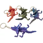Dinoszauruszos kulcstartó figurák, kb. 10 cm, többféle színben