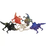 Dinoszauruszos kulcstartó figurák, kb. 10 cm, többféle színben