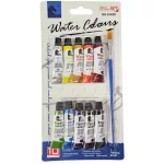 Tempera készlet, 10x6ml, tubusos, ecsettel, Matou (10618)