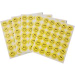 Smiley, emoji matrica 11x14cm, 5 ív/csomag, 5x30 smiley matrica