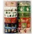 Karácsonyi washi tape 12 db/csomag, AL4210, zöld-piros-fehér-kék