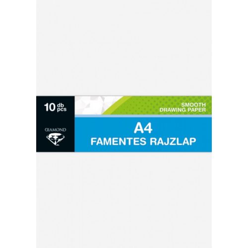 Rajzlap A/4, famentes, 140g, 10 lap/cs