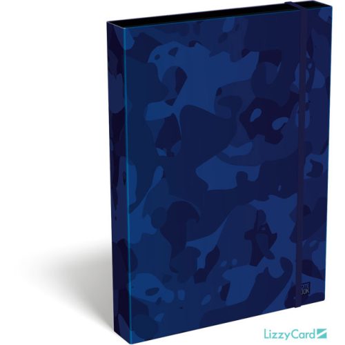 XRCise Look füzetbox A/4, One, kék terepmintás