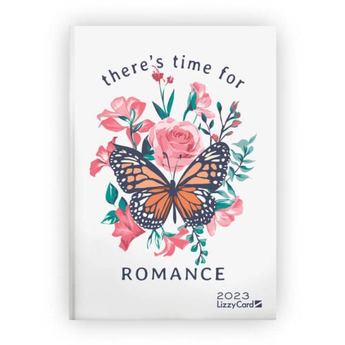 Lizzy Calendar határidőnapló, napi tervező, B6, keményfedeles, 2023, Romance