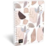 Love spirál füzet A/5, kockás, 80 lapos, többféle minta