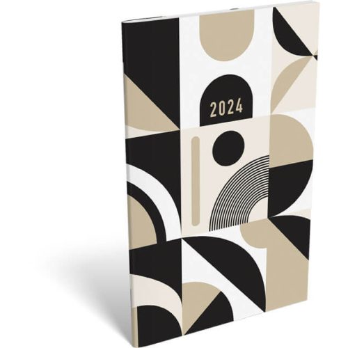 Lizzy Calendar zsebnaptár, A6, heti, tűzött, 2024, Ancient