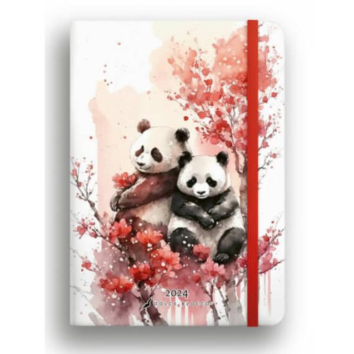 Dolce Blocco Secret Diary, napi tervező, B6, 2024, B6 Panda