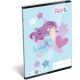 Mermaid tűzött füzet A/5, 32 lap vonalas 3.osztály (12-32), Sweet