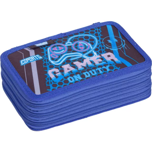 Gamer tolltartó, 3 emeletes, üres, 21x14x5cm, Lizzysuli, Esport Gamer on Duty