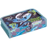 Cápás tolltartó, klapnis, üres, 19x13x4cm, Lizzysuli, Shark attack