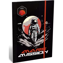 Űrhajós gumis mappa A/4, Lizzysuli, Mars Mission