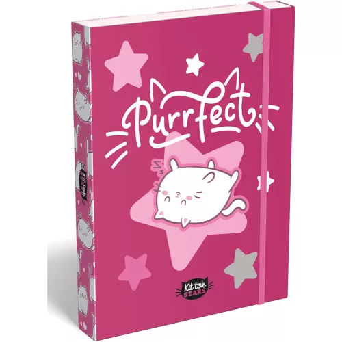 Cicás füzetbox A/5, Lizzysuli, Kittok Stars Purrfect