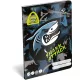 Cápás tűzött füzet A/5, 32 lap vonalas 1.osztály (14-32), Lizzysuli, Shark attack