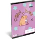 Kapibara tűzött füzet A/5, 32 lap kockás (27-32), Lizzysuli, Lollipop Capybara
