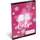 Cicás tűzött füzet A/5, 32 lap sima (20-32), Lizzysuli, Kittok Stars Purrfect