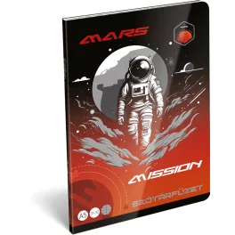   Űrhajós tűzött füzet A/5, 32 lap szótár (31-32), Lizzysuli, Mars Mission