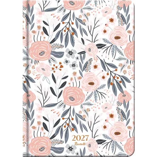 Bertelli large tervező, A/5, napi, 2027, Clean girl - Witty