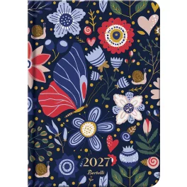   Bertelli medium tervező, B/6, napi, 2027, Nordic summer - Rush