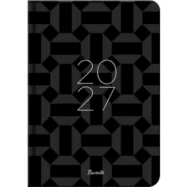   Bertelli medium tervező, B/6, napi, 2027, Quick maths - Shine