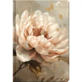   Bertelli xlarge tervező, B/5, heti, 2027, Floral baroque - Unique
