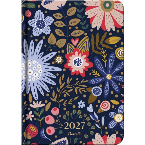Bertelli medium tervező, B/6, heti, 2027, Nordic summer - Chill