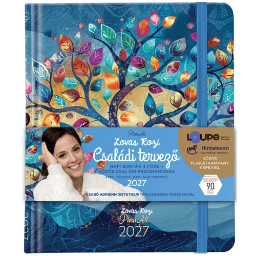 Plan All Családi classic tervező, B/5, heti, 2027, Lovas Rozi  