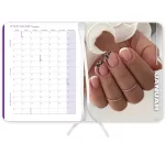 Plan All classic tervező, B/5, heti, 2027, Perfect nails aura