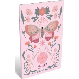   Lizzy Calendar zsebnaptár, A/6, heti, tűzött, 2027, Lovely 