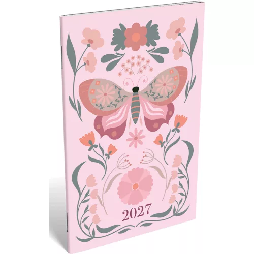 Lizzy Calendar zsebnaptár, A/6, heti, tűzött, 2027, Lovely 