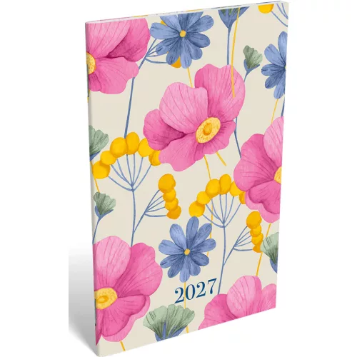 Lizzy Calendar zsebnaptár, A/6, heti, tűzött, 2027, Great 
