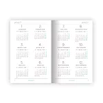 Lizzy Calendar zsebnaptár, A/6, heti, tűzött, 2027, Excellent 