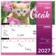 Lizzy Calendar mágneses, kétheti tervezőnaptár, 22x22cm, 2027, Cicák 