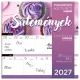 Lizzy Calendar mágneses, kétheti tervezőnaptár, 22x22cm, 2027, Sütemények 