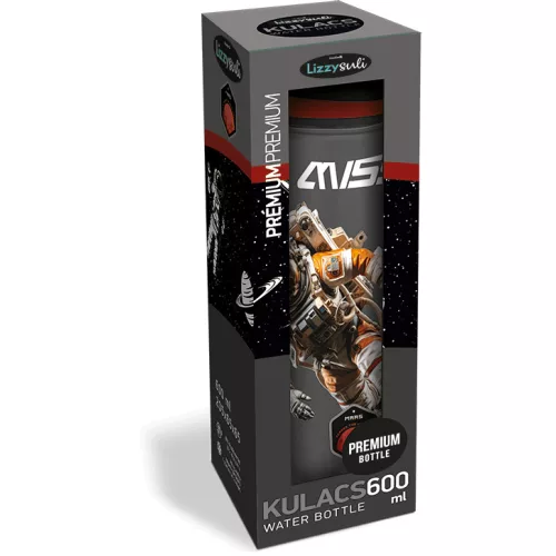 Űrhajós kulacs, 600 ml, prémium, Lizzysuli, Mars Mission