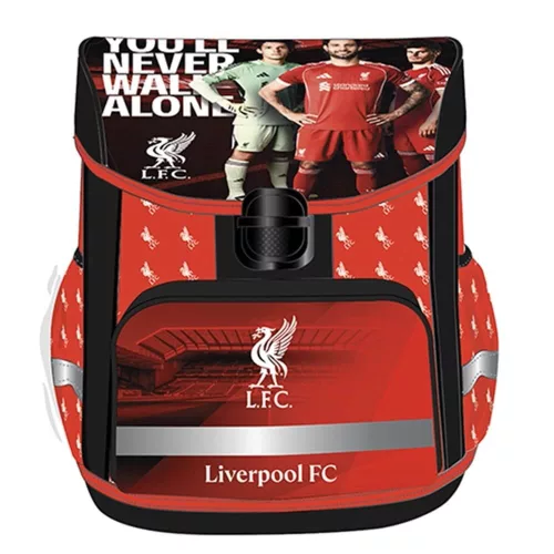 LIVERPOOL focis ergonómikus iskolatáska, csatos, 38x30x17cm
