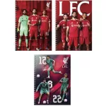 LIVERPOOL focis spirál füzet A/5, vonalas, 70 lap, többféle