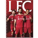 LIVERPOOL focis spirál füzet A/5, vonalas, 70 lap, többféle