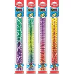 Vonalzó 30cm, műanyag, törhetetlen, Maped Twist'n Flex Decor Animals, többféle színben