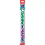 Vonalzó 30cm, műanyag, törhetetlen, Maped Twist`n Flex Decor Animals, többféle színben