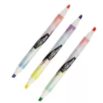 Szövegkiemelő készlet, 3/6 db-os, kétvégű, 1-5 mm, Maped Fluo Peps Duo, 6 különböző pasztell szín