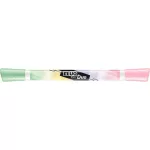 Szövegkiemelő készlet, 3/6 db-os, kétvégű, 1-5 mm, Maped Fluo Peps Duo, 6 különböző pasztell szín