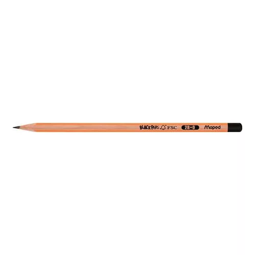 Grafitceruza, 2B, Maped Black Peps, háromszög test
