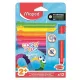 Színes ceruzakészlet 12 db-os, Maped Color Peps Infinity Kidy, háromszög test