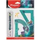 Vonalzókészlet, kicsi, műanyag, törhetetlen, 3 db-os, Maped Dragon sárkány
