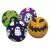 Halloween mintás gömb alakú papírlampion, 25 cm átmérő, 4 féle változat (LED nélkül)