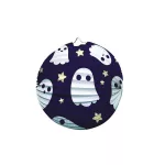 Halloween mintás gömb alakú papírlampion, 25 cm átmérő, 4 féle változat (LED nélkül)