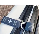 Poggyászcímke, bőröndcímke, Happy Flight, MFP, többféle színben
