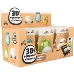 3D squishy matricák, MFP, 3 féle (bagoly, béka, panda)