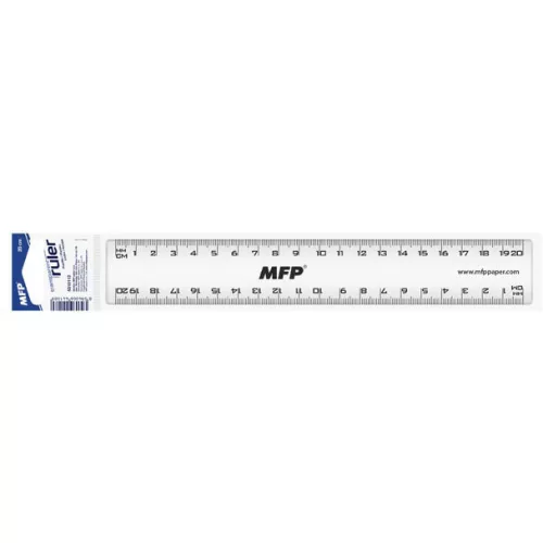 Vonalzó 20cm, műanyag, MFP