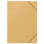 Műanyag gumis mappa A/4, MFP, okkersárga